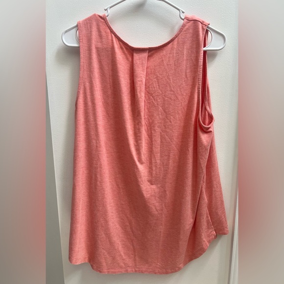 Tommy Bahama Pinkish Coral Sleeveless V-Neck Tank Top Size Large - Picture 4 of 4